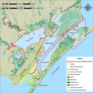 MANERR habitat map