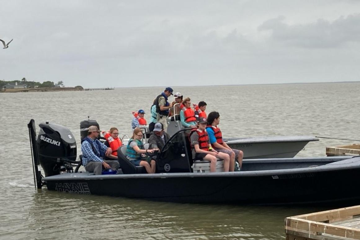 Boating in Baffin Bay