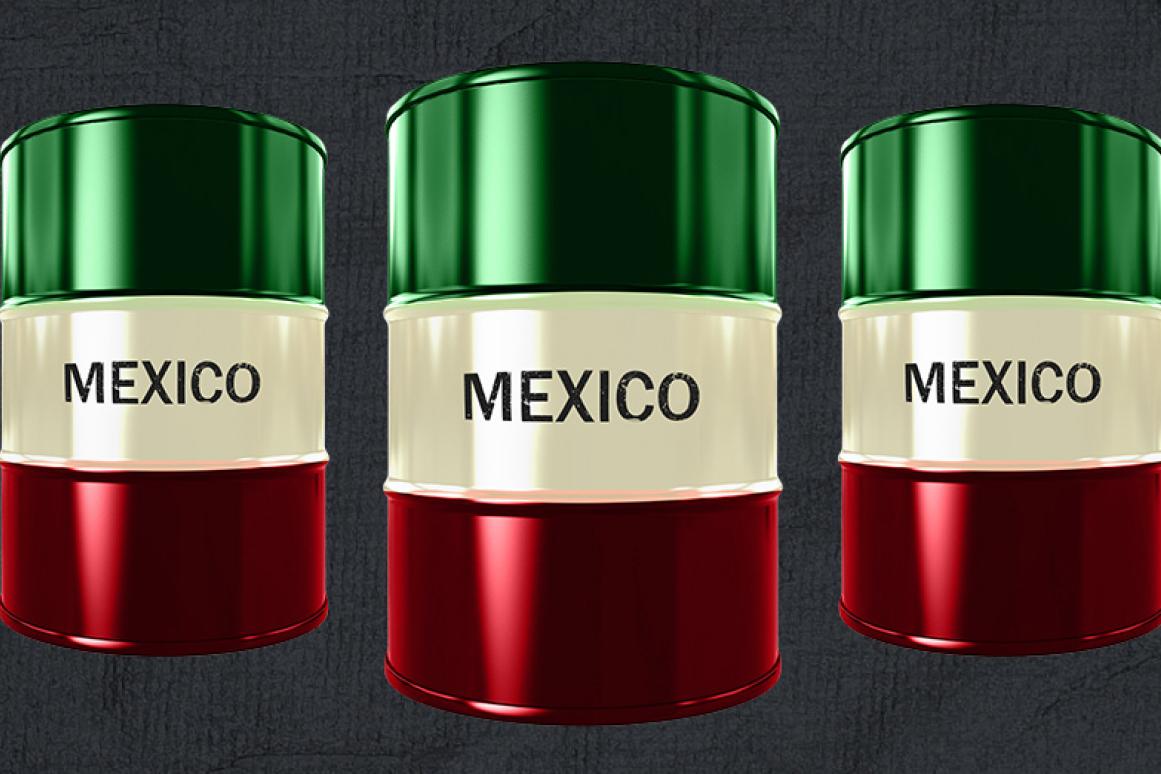 Mexican oil drums