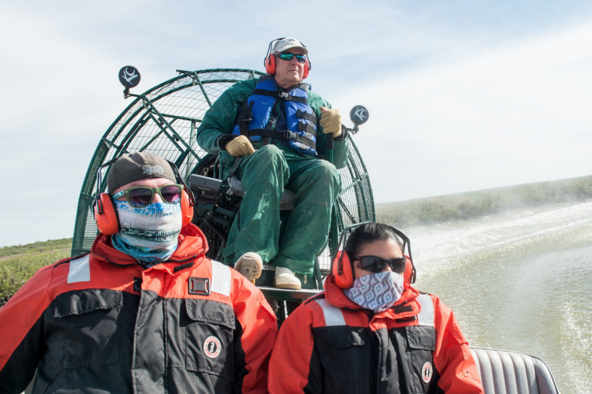 airboat sampling