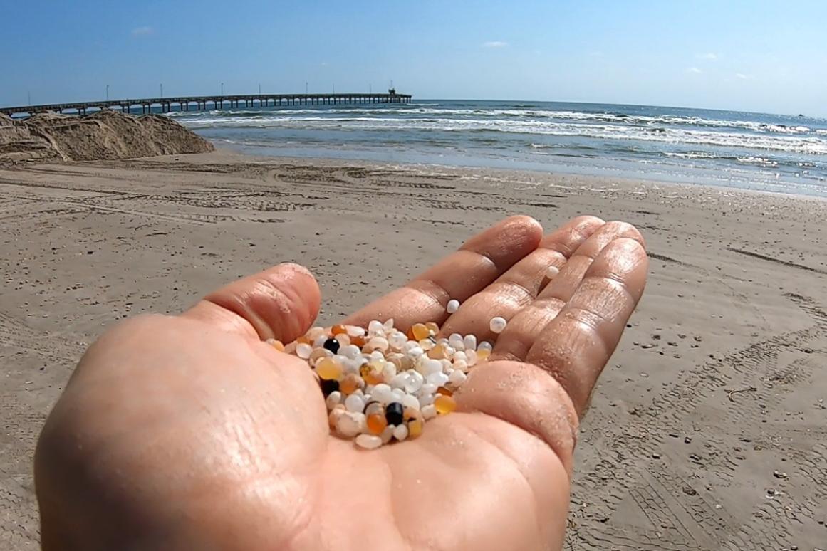 nurdles in hand